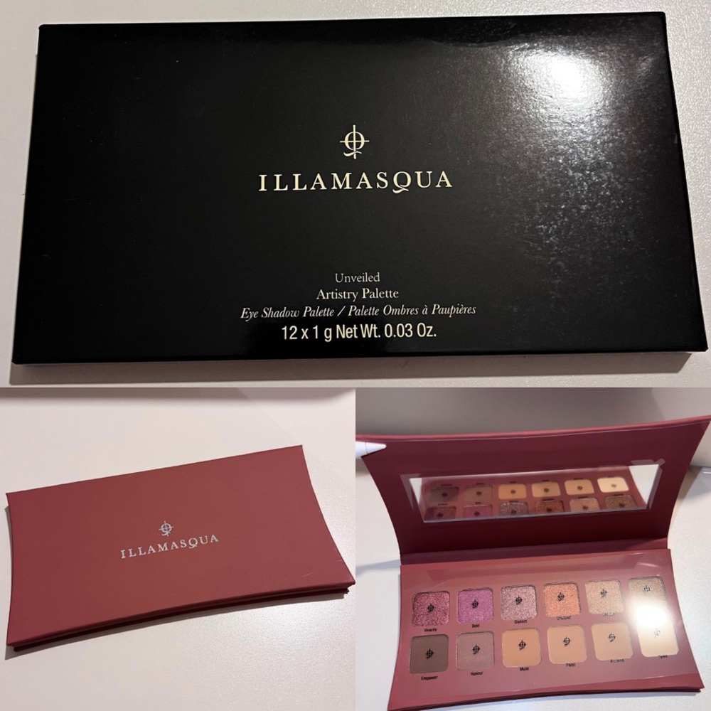 Illamasqua Unveiled Artistry Palette - Pink, Purple, Brown Shades